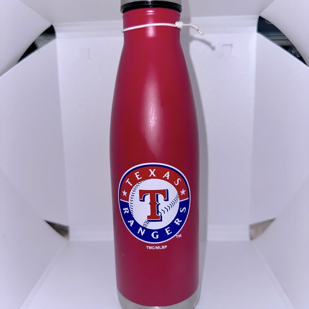 New 17 Oz Texas Rangers MLB Stainless Steel Hot/Cold Travel Tumbler Winner 2023!